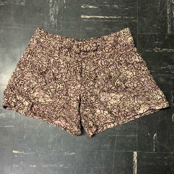 Urban Outfitters Brown Print Dress Shorts - Picture 3 of 5